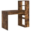 vidaXL Scrivania Rovere fum&eacute; Legno ingegnerizzato 113 x 54 x 120 cm