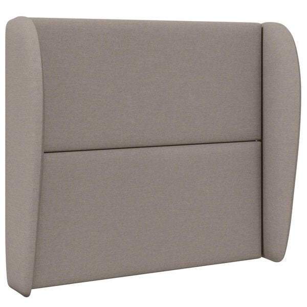 vidaXL Orecchia della Testata Beige 80 x 23 x 6 cm Tessuto