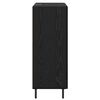 vidaXL Credenza con cassetto Rovere Nero 69,5 x 34 x 90 cm