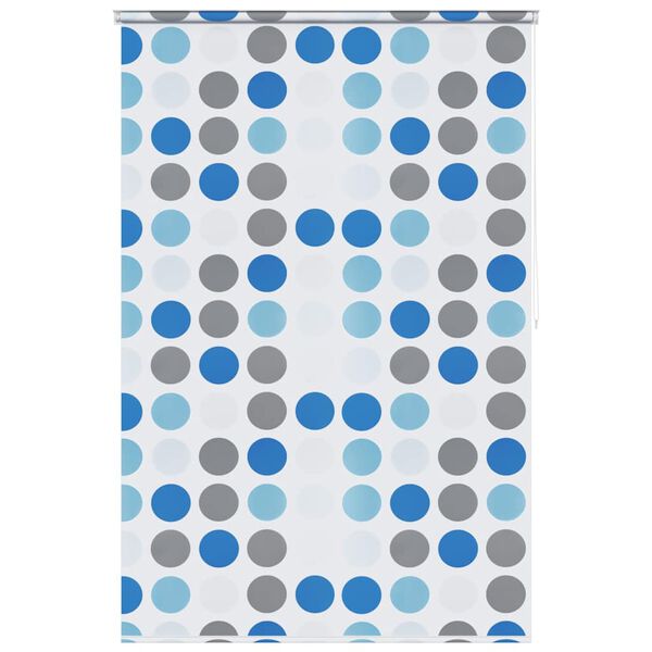 vidaXL Tenda a Rullo per Doccia 160x240 cm con Motivo a Cerchi