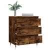 vidaXL Credenza Rovere Fumo 60x35x70 cm in Legno Multistrato