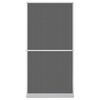 vidaXL Schermo Insetti a Battente Bianco e Nero 120 x 240 cm