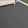 vidaXL Piastrella per Decking 6 pcs Grigio 60 x 30 cm WPC