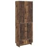 vidaXL Set di armadi 2 pz Legno antico Legno ingegnerizzato