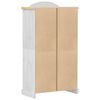 vidaXL Armadio Corona Bianco 102x52x186 cm in Legno Massello di Pino