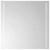 vidaXL Specchio da bagno LED Trasparente 50 x 50 cm vetro temperato