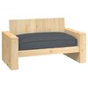 vidaXL Cuscino per seduta pallet Antracite 120 x 80 x 12 cm
