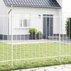 vidaXL Recinzione per Giardino 2 pcs Grigio 3,4 x 1 m