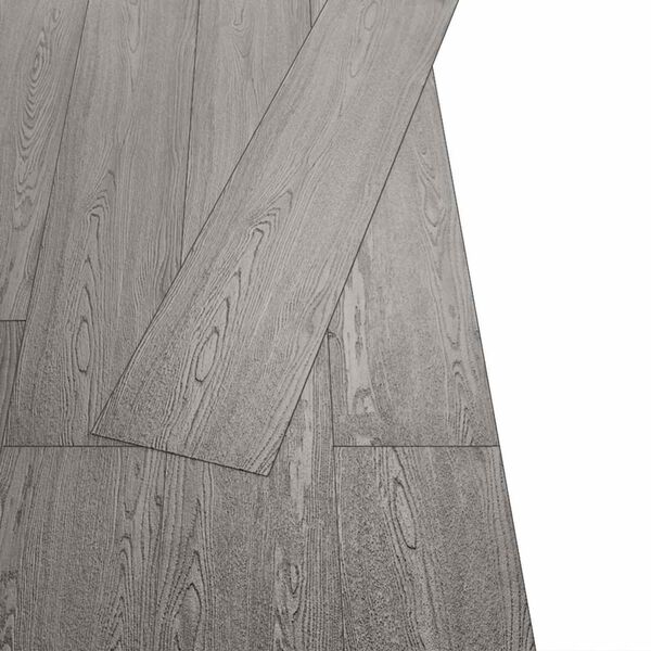 vidaXL Tavole per Pavimenti 36 pcs Grigio scuro 5,02 m&sup2; PVC