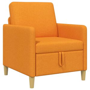 vidaXL Divano con Storage Giallo Scuro 72 x 78 x 87 cm Poliestere