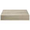 vidaXL Scaffali a Parete 4 pz Rovere 23x23,5x3,8 cm in MDF