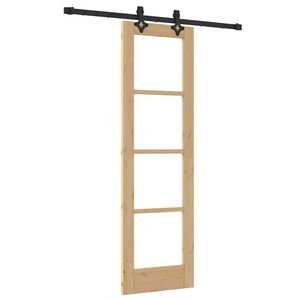 vidaXL Porta scorrevole Naturale 61 x 198,5 cm