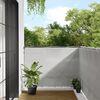vidaXL Paravento Balcone Grigio chiaro 120x800cm 100%Poliestere Oxford
