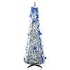 vidaXL Albero di Natale artificiale con 100 LED Bianco 150 cm PVC