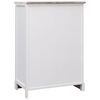 vidaXL Credenza con 10 Cassetti Marrone 113x30x79 cm in Legno