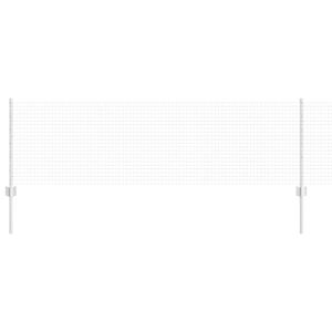vidaXL Recinzione con Posto Argento