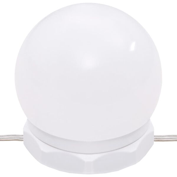 vidaXL Toeletta con LED Rovere Marrone 74,5x40x141 cm