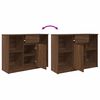 vidaXL Credenza con Cassetto Rovere Marrone 101x35x76 cm in Truciolato