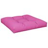 vidaXL Cuscino per Pallet Rosa 80x80x12 cm in Tessuto