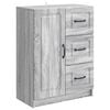 vidaXL Credenza Grigio Sonoma 66 x 34,5 x 87 cm Legno ingegnerizzato