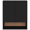 vidaXL Armadietto a Muro Nero 60x31x70 cm in Legno Multistrato