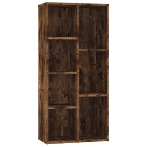 vidaXL Libreria Rovere Fumo 50x25x106 cm
