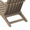 vidaXL Sedie Adirondack da Giardino 2 pz Polipropilene Marrone Chiaro