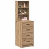 vidaXL Credenza rovere artigianale 40 x 41 x 135 cm Legno multistrato