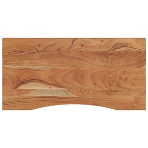 vidaXL Piano Scrivania 110x60x2,5cm Rettangolare Legno Massello Acacia