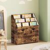 vidaXL Libreria per Bambini con cassetto Rovere fum&eacute; 60 x 29,5 x 69 cm