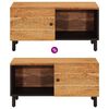 vidaXL Tavolino da Salotto 80x50x40 cm Legno Massello di Acacia
