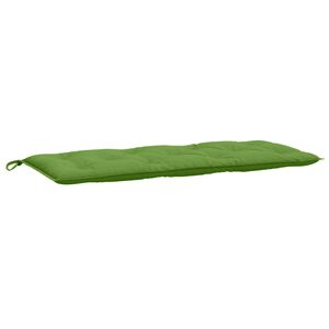 vidaXL Cuscino per Panca da Giardino Verde M&eacute;lange 120x50x7cm Tessuto