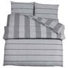vidaXL Set Copripiumino Grigio Chiaro 200x200 cm in Cotone