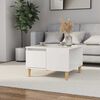 vidaXL Tavolino Salotto Bianco Lucido 55x55x36,5 cm Legno Multistrato