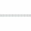 vidaXL Recinzione Metallica con Flangia Verde 2x25 m