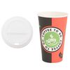 vidaXL Tazze da Caff&egrave; in Carta con Coperchi 1000 pz 16oz 400 ml