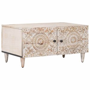 vidaXL Tavolino da salotto Bianco 80 x 50 x 40 cm