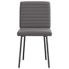 vidaXL Sedie da Pranzo 4 pz Grigie in Similpelle