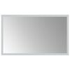vidaXL Specchio da bagno LED Trasparente 50 x 30 cm vetro temperato