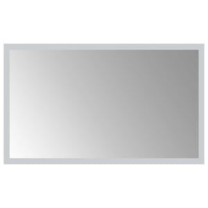 vidaXL Specchio da bagno LED Trasparente 50 x 30 cm vetro temperato