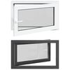 vidaXL Finestra seminterrato a ribalta e scorrimento RISOR 100 x 60 cm