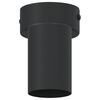 vidaXL Faretto da soffitto Nero 6.5 x 6 x 11.5 cm Acciaio