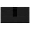 vidaXL Mobile da Bagno Rovere Nero 60 x 33 x 61 cm Legno multistrato