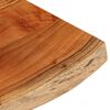 vidaXL Piano Tavolo 90x40x3,8 cm Rettangolare Legno Acacia Bordi Vivi