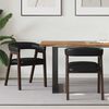 vidaXL Sedie da pranzo 2 pcs Marrone Chiaro 54 x 57 x 73 cm