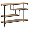 vidaXL Tavolo consolle Rovere artigianale 100 x 30 x 75 cm