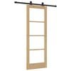 vidaXL Porta scorrevole ORKDAL Naturale 73,5 x 198,5 cm