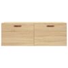 vidaXL Mobile a Parete Rovere Sonoma 100x36,5x35 cm Legno Multistrato