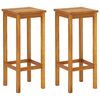 vidaXL Set da Bar da Balcone 3 pz in Massello Acacia