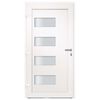 vidaXL Porta d'Ingresso in Alluminio e PVC Antracite 100x210 cm